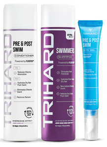Pre & Post Swim Conditioner + Swimmers Shampoo Extra Boost + Goggle Marks Eye Gel
